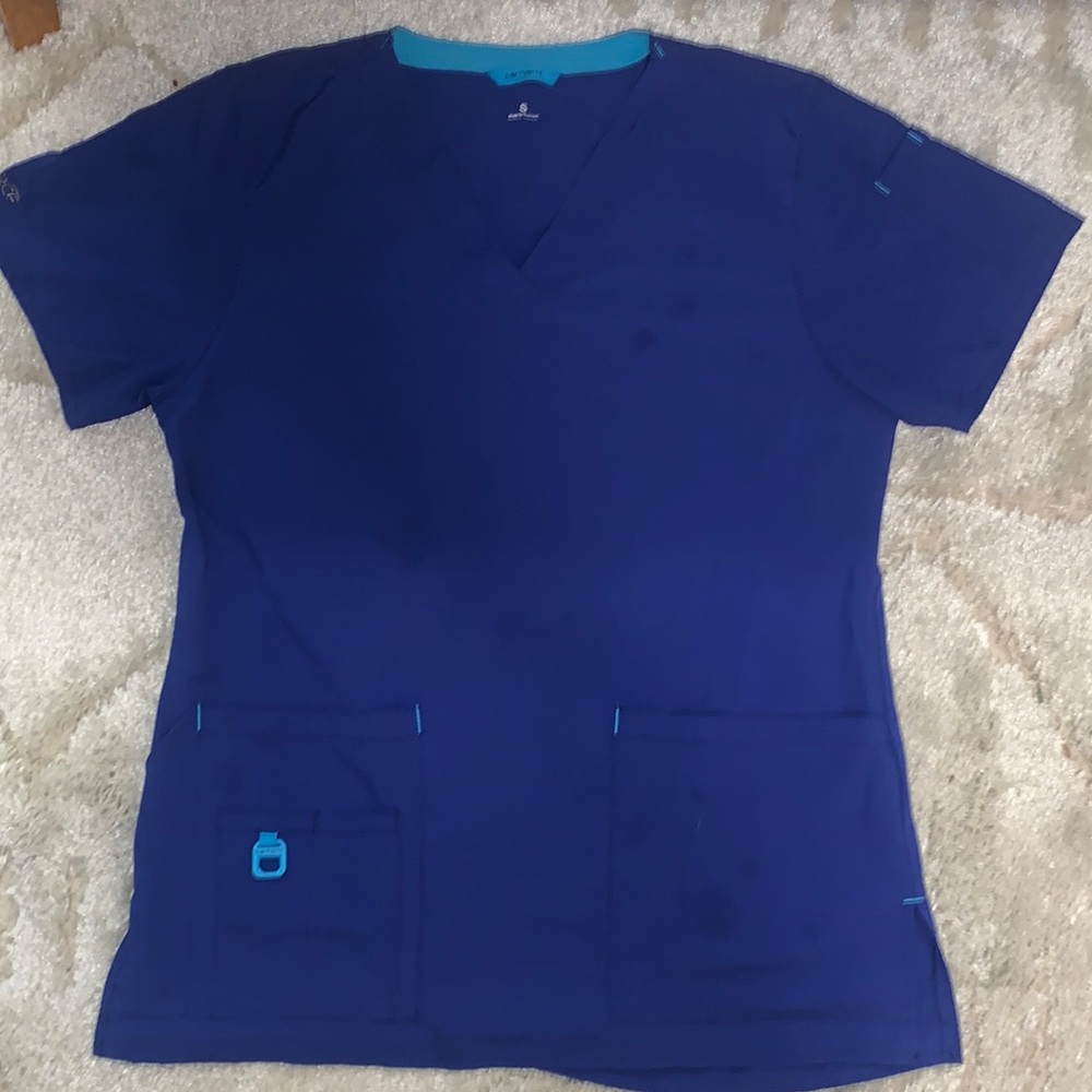 Carhartt Ladies ‘Cross Flex V-Neck Media Scrub Top’